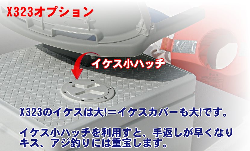 スモールボートX323のオプション